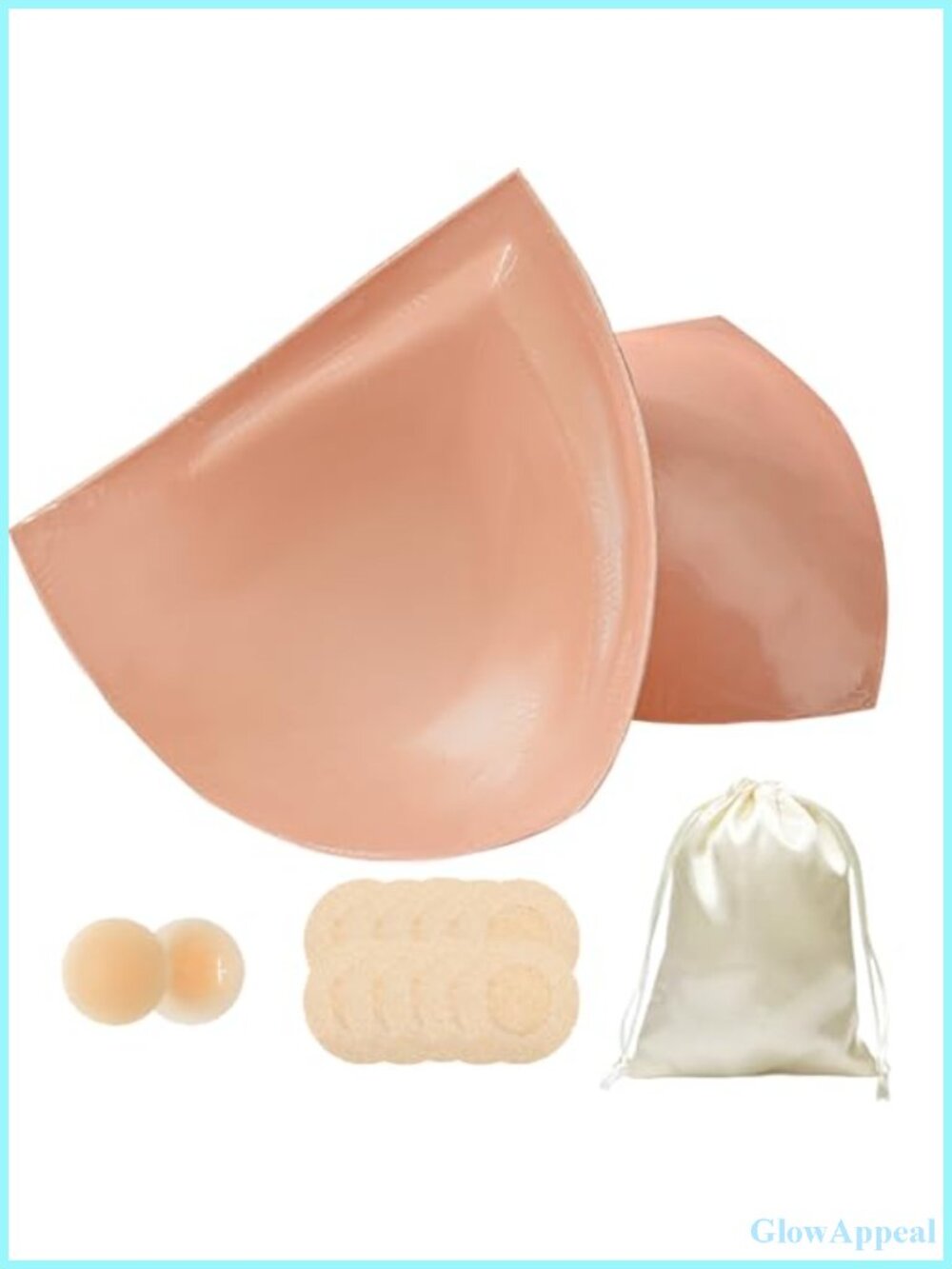 Double Sided Sticky Bra Inserts Lift Push Up Pads Reusable Adhesive
